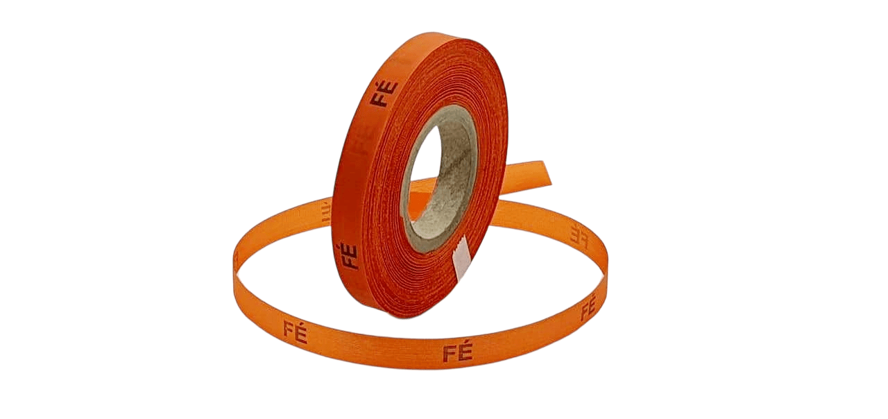 FÉ. 1000 FITAS CORTADAS. LARANJA NORMAL.