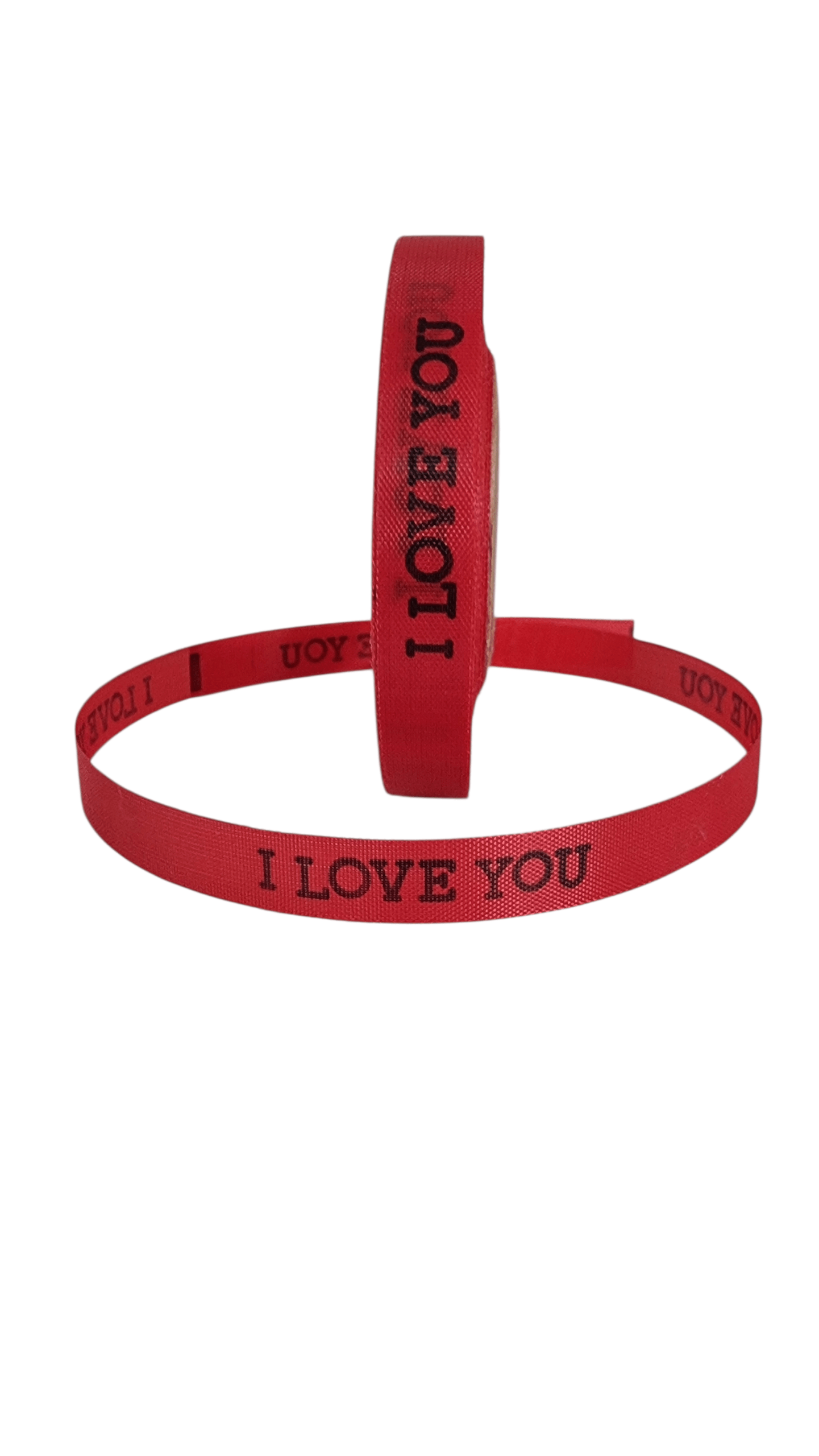 I LOVE YOU. 1000 FITAS CORTADAS. VERMELHO.