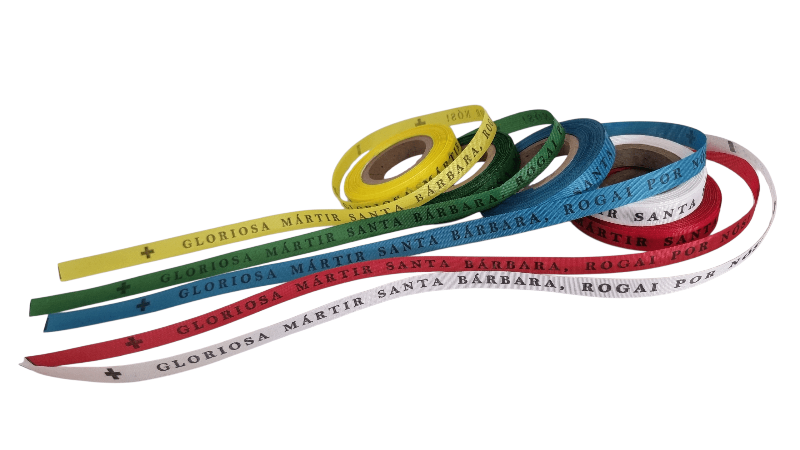 Gloriosa Mártir Santa Bárbara. 1000 Fitas Cortadas 2 cores.