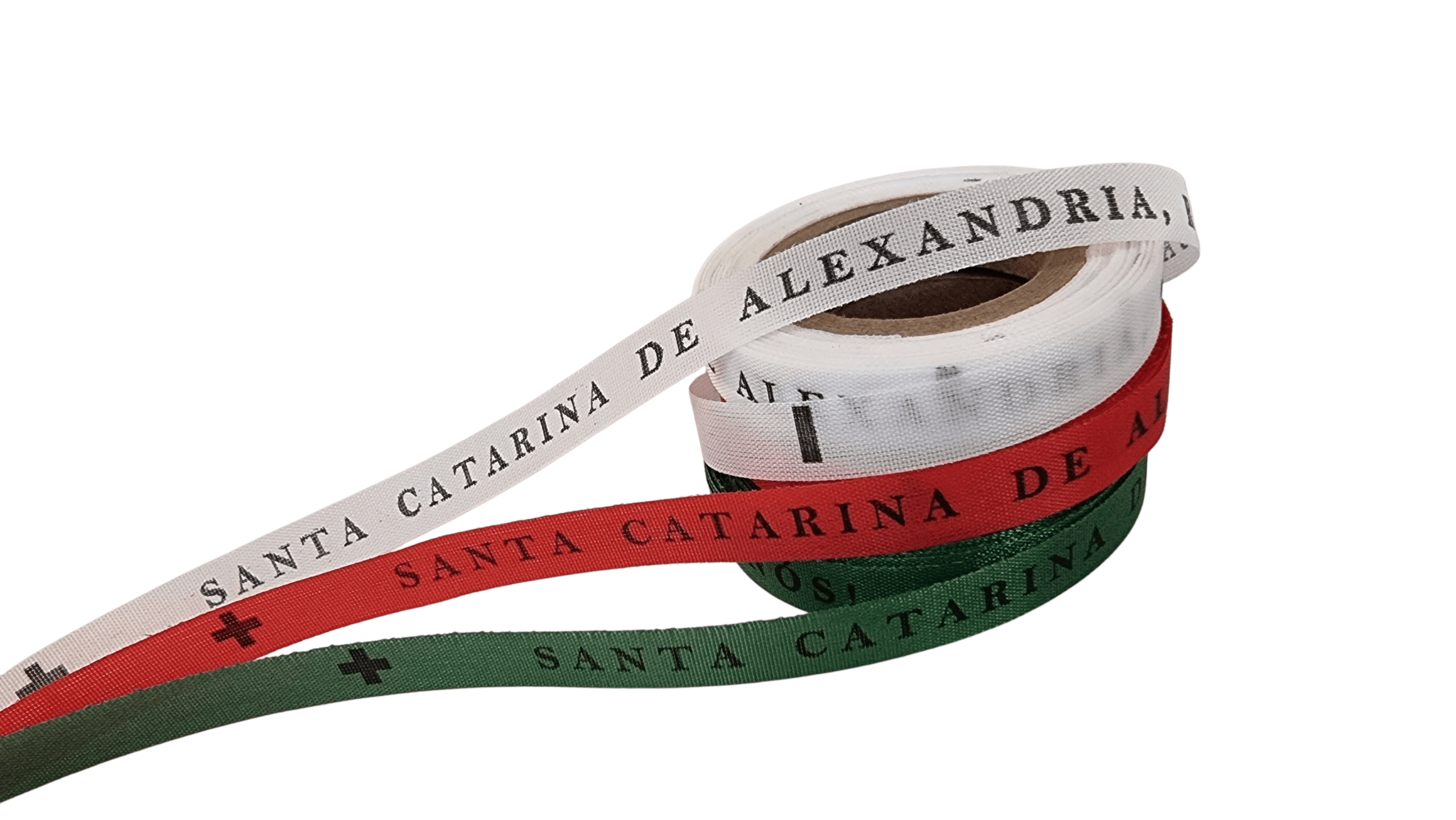 SANTA CATARINA DE ALEXANDRIA, ROGAI POR NÓS. 1000 FITAS CORTADAS. 3 CORES.