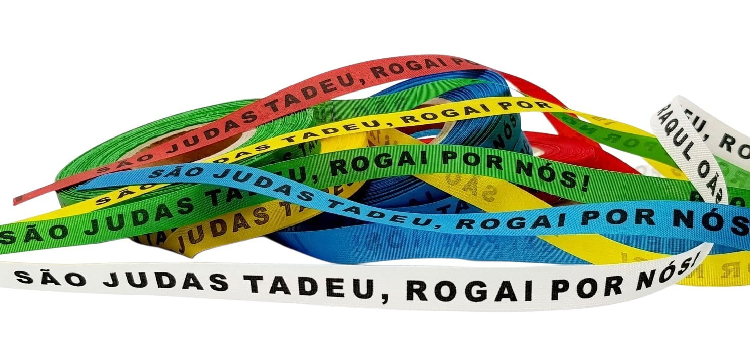 SÃO JUDAS TADEU, ROGAI POR NÓS! 1.000 FITAS CORES