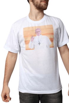 Camiseta - Papa Francisco.. Tamanho M.