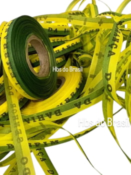 Lembrança do Senhor do Bonfim da Bahia. Verde e Amarelo.