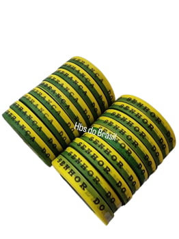 Lembrança do Senhor do Bonfim da Bahia. Verde e Amarelo.