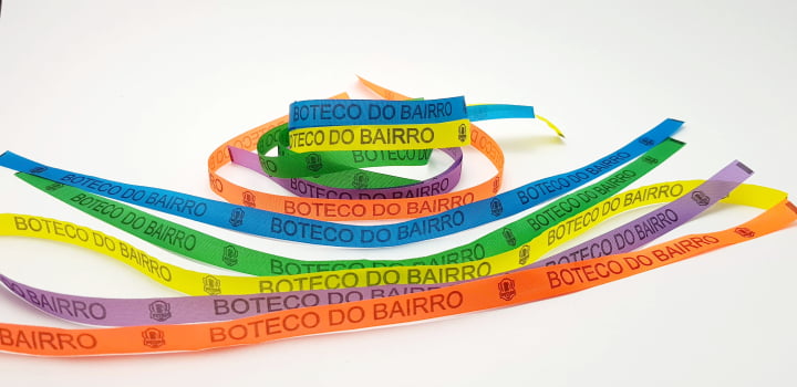 fitinhas personalizadas com a sua frase, logo, nome etc. Informações gerais na descrição do produto. Valor sob consulta.