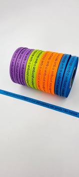 fitinhas personalizadas com a sua frase, logo, nome etc. Informações gerais na descrição do produto. Valor sob consulta.