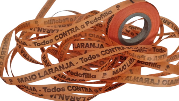 Maio Laranja - Todos Contra a Pedofilia. 1000 Fitas. Cortadas.