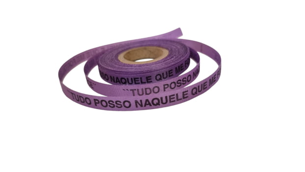 TUDO POSSO NAQUELE QUE ME FORTALECE. COR: LILÁS.