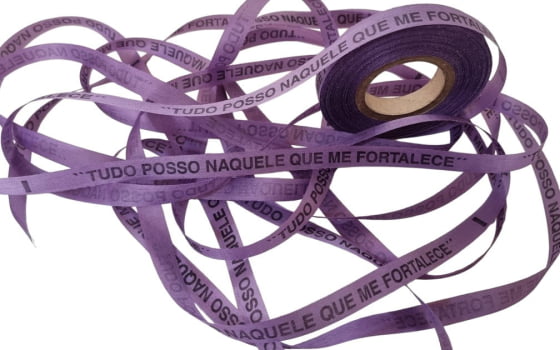 TUDO POSSO NAQUELE QUE ME FORTALECE. COR: LILÁS.