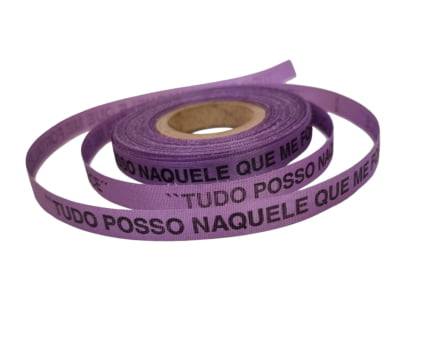 TUDO POSSO NAQUELE QUE ME FORTALECE. LILÁS.