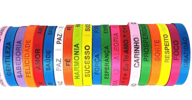 1000 FITINHAS COM PALAVRAS DE INCENTIVO, CORES E PALAVRAS SORTIDAS.