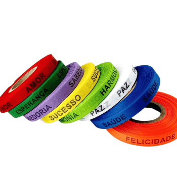 1000 FITINHAS COM PALAVRAS DE INCENTIVO, CORES E PALAVRAS SORTIDAS.