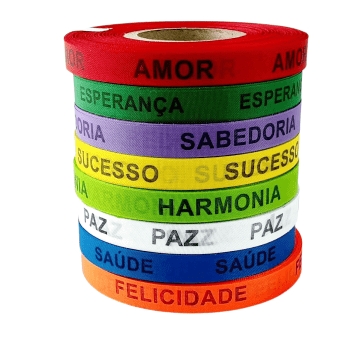 1000 FITINHAS COM PALAVRAS DE INCENTIVO, CORES E PALAVRAS SORTIDAS.