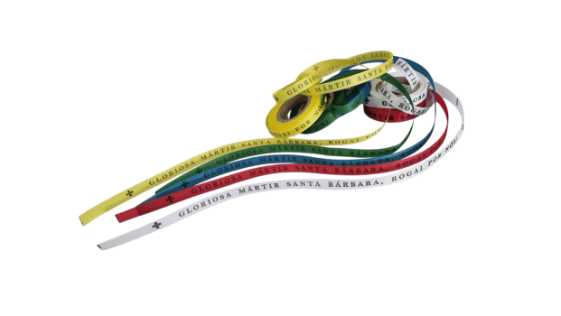 GLORIOSA MÁRTIR SANTA BÁRBARA. 500 FITAS CORTADAS.