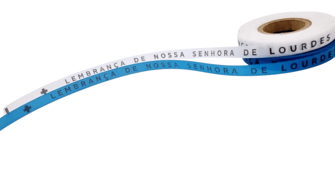 LEMBRANÇA DE NOSSA SENHORA DE LOURDES. 500 FITAS CORTADAS. - Cópia (1)