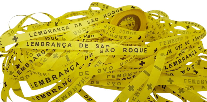 LEMBRANÇA DE SÃO ROQUE. 1000 FITAS CORTADAS.