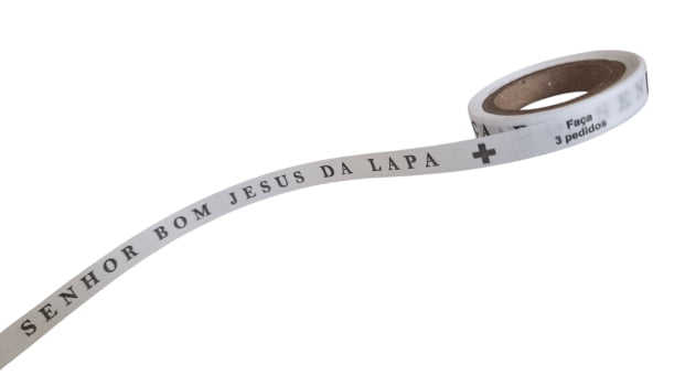 Lembrança do Senhor Bom Jesus da Lapa (faça 3 pedidos) 500 Fitas Cortadas.