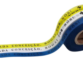 NSA. SRA. IMACULADA CONCEIÇÃO, ROGAI POR NÓS! 500 FITAS CORTADAS. 3 CORES.