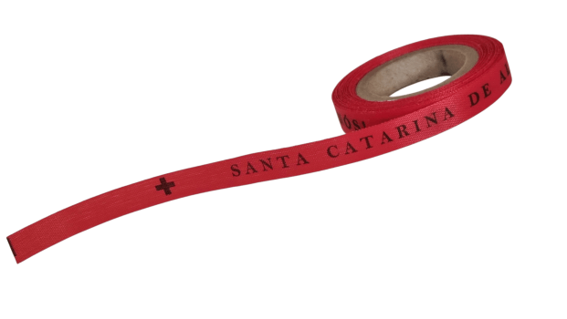 SANTA CATARINA DE ALEXANDRIA, ROGAI POR NÓS. 500 FITAS CORTADAS. 3 CORES.