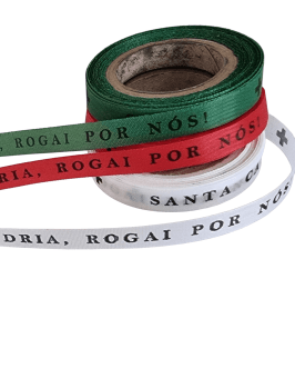 SANTA CATARINA DE ALEXANDRIA, ROGAI POR NÓS. 500 FITAS CORTADAS. 3 CORES.