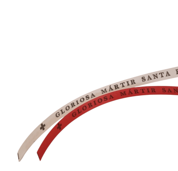 Gloriosa Mártir Santa Bárbara. 1000 Fitas Cortadas 2 cores.