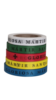 Gloriosa Mártir Santa Bárbara. 1000 Fitas Cortadas 2 cores.