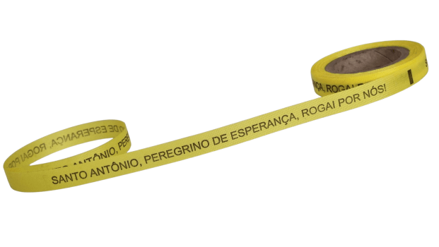 Santo Antônio, Peregrino de Esperança, Rogai Por Nós! 500 Fitas Cortadas.