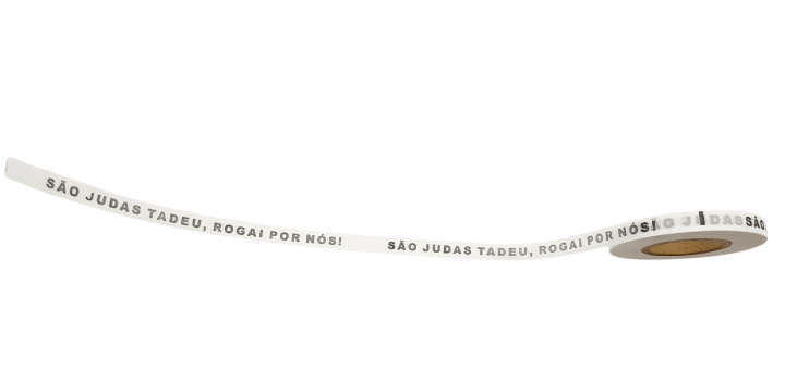 SÃO JUDAS TADEU, ROGAI POR NÓS! 1000 FITAS. 5 CORES. CORTADAS.