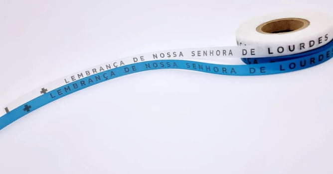 LEMBRANÇA DE NOSSA SENHORA DE LOURDES. 1000 FITAS CORTADAS.