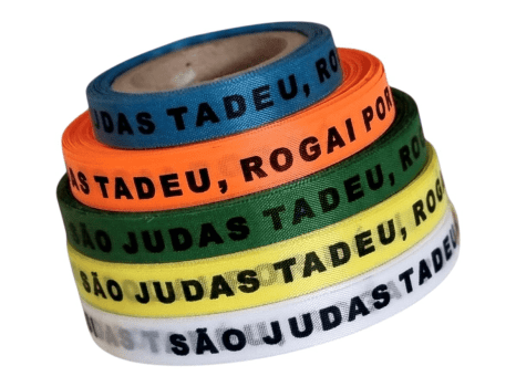 SÃO JUDAS TADEU, ROGAI POR NÓS! 1.000 FITAS COLORIDAS