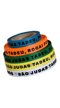 SÃO JUDAS TADEU, ROGAI POR NÓS. 500 FITAS 5 CORES. SÃO JUDAS TADEU, ROGAI POR NÓS. 500 FITAS 5 CORES.